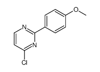 4-chloro-2-(4-methoxyphenyl)pyrimidine structure