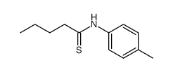 thiovaleric acid p-toluidide结构式