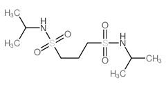 N,N-dipropan-2-ylpropane-1,3-disulfonamide结构式