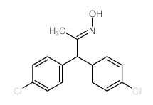 (NZ)-N-[1,1-bis(4-chlorophenyl)propan-2-ylidene]hydroxylamine structure