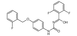 2,6-difluoro-N-[[4-[(2-fluorophenyl)methoxy]phenyl]carbamoyl]benzamide结构式