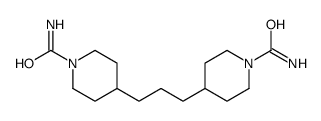 4,4'-TRIMETHYLENEBIS(1-PIPERIDINE-CARBOXAMIDE)结构式