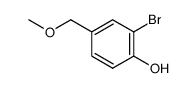 2-bromo-4-(methoxymethyl)phenol结构式