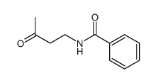 N-benzoyl-1-aminobutan-3-one Structure