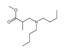 methyl 3-(dibutylamino)-2-methylpropionate structure