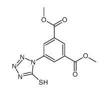 5-[(2,5-Dihydro-5-thioxo-1H-tetrazol)-1-yl]-1,3-benzenedicarboxylic acid dimethyl ester structure