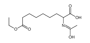 2-Acetamido-9-ethoxy-9-oxononanoic acid结构式