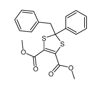 2-Benzyl-2-phenyl-4,5-dicarbomethoxy-1,3-dithiol结构式