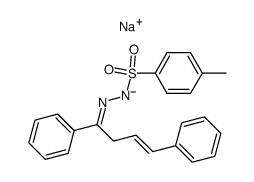 sodium salt of (E)-1,4-diphenyl-3-buten-1-one N-tosylhydrazone Structure