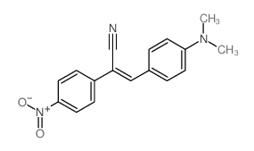 Benzeneacetonitrile, a-[[4-(dimethylamino)phenyl]methylene]-4-nitro- Structure