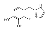 1,2-Benzenediol,3-fluoro-4-(1H-imidazol-2-ylmethyl)-(9CI) structure