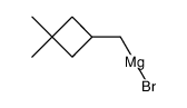 ((3,3-dimethylcyclobutyl)methyl)magnesium bromide结构式
