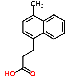 3-(4-Methyl-1-naphthyl)propanoic acid structure