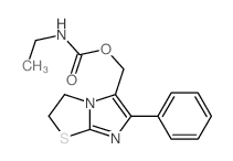 (3-phenyl-6-thia-1,4-diazabicyclo[3.3.0]octa-2,4-dien-2-yl)methyl N-ethylcarbamate Structure