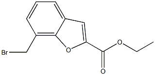 ethyl 7-(bromomethyl)benzofuran-2-carboxylate结构式