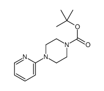 4-(吡啶-2-基)哌嗪-1-羧酸叔丁酯结构式