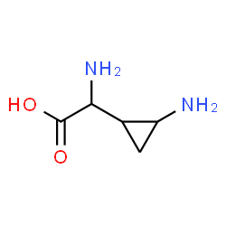 Cyclopropaneacetic acid, alpha,2-diamino- (9CI)结构式