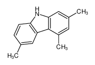 9H-Carbazole, 2,4,6-trimethyl-结构式