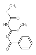 Carbamothioic acid,[(benzoylamino)(methylthio)methylene]-, S-methyl ester (9CI)结构式