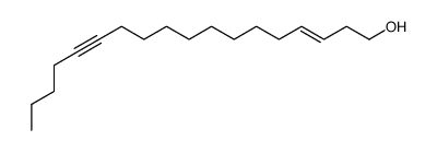 (E)-octadec-3-en-13-yn-1-ol Structure