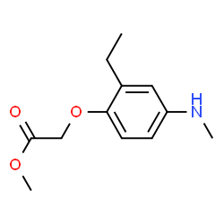 Acetic acid, [2-ethyl-4-(methylamino)phenoxy]-, methyl ester (9CI) picture