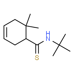 3-Cyclohexene-1-carbothioamide,N-(1,1-dimethylethyl)-6,6-dimethyl-(9CI) structure