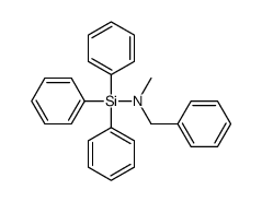 N-Methyl-N-(phenylmethyl)-1,1,1-triphenylsilanamine Structure