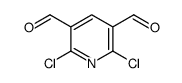 2,6-二氯吡啶-3,5-二甲醛结构式