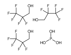 2,2,3,3,3-pentafluoropropan-1-ol,phosphorous acid Structure