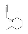 2-(2,6-dimethylpiperidin-1-yl)acetonitrile Structure