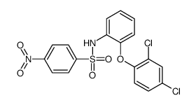 N-[2-(2,4-dichlorophenoxy)phenyl]-4-nitrobenzenesulfonamide结构式