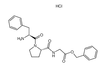 phenylalanylprolylglycine benzyl ester hydrochloride结构式