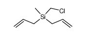 diallyl(chloromethyl)methylsilane结构式