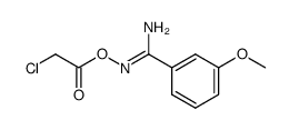 (Z)-N'-(2-chloroacetoxy)-3-methoxybenzimidamide结构式