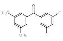 (3,5-difluorophenyl)-(3,5-dimethylphenyl)methanone Structure