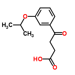 4-(3-ISO-PROPOXYPHENYL)-4-OXOBUTYRIC ACID structure