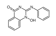 4-hydroxy-1-oxido-N-phenyl-1,2,4-benzotriazin-1-ium-3-imine结构式