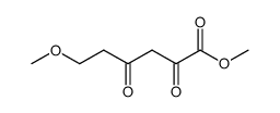 6-methoxy-2,4-dioxo-hexanoic acid methyl ester Structure