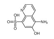 8-Quinolinesulfonic acid,5-amino-6-hydroxy- structure