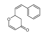 2-(2-phenylethenyl)-2,3-dihydropyran-4-one Structure