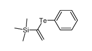Phenyl(1-(trimethylsilyl)ethenyl)tellurid Structure