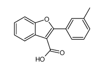 2-m-tolyl-benzofuran-3-carboxylic acid Structure