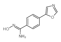 N-Hydroxy-4-oxazol-5-ylbenzamidine结构式