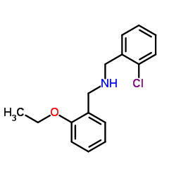 1-(2-Chlorophenyl)-N-(2-ethoxybenzyl)methanamine结构式