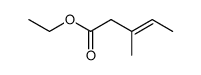 3ξ-methyl-pent-3-enoic acid ethyl ester结构式