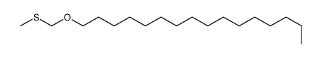 1-(methylsulfanylmethoxy)hexadecane Structure