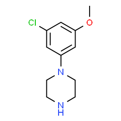1-(3-Chloro-5-methoxyphenyl)piperazine structure