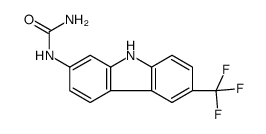 [6-(trifluoromethyl)-9H-carbazol-2-yl]urea Structure