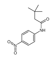 3,3-dimethyl-N-(4-nitrophenyl)butanamide结构式