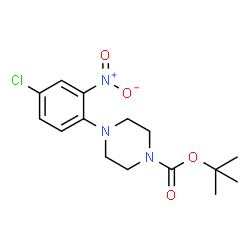 1-Boc-4-(4-chloro-2-nitrophenyl)piperazine Structure